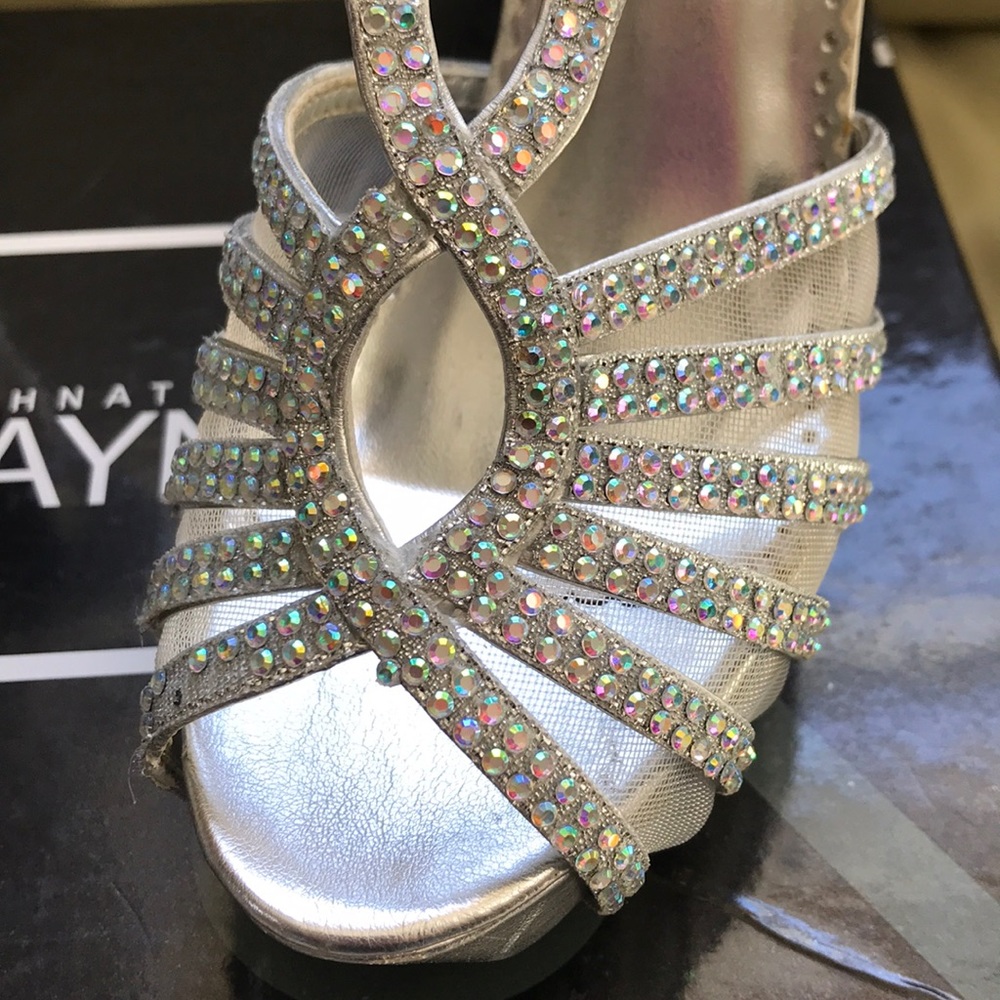 Johnathan Kayne Rhinestone Heels - Picture 2 of 4